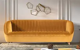 Sofá de diseño único patas roble Bowie