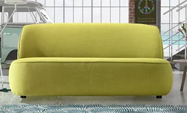 Sofá tapizado de diseño único Gongo Sofá tapizado de diseño único Gongo