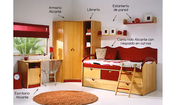 Habitación juvenil Alicante