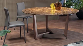 Mesa de comedor redonda mármol Art Bonaldo Mesa de comedor redonda mármol Art Bonaldo