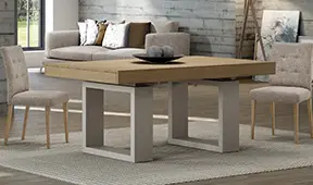 Mesa de comedor extensible nórdica Dalarna