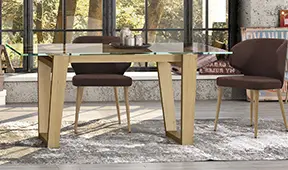 Mesa de comedor nórdica Aldora