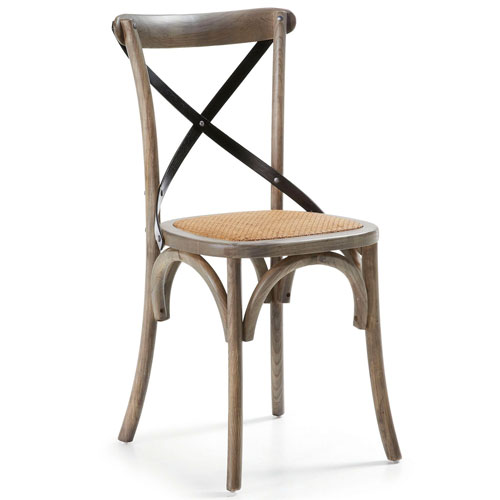 Silla Alsie en madera negra