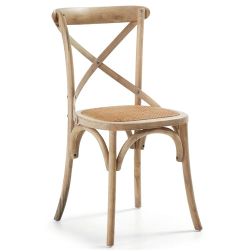 Silla Alsie en madera negra