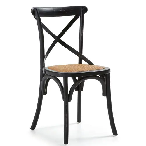 Silla Alsie en madera negra