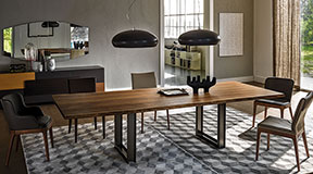 Mesa de comedor industrial Sigma Cattelan