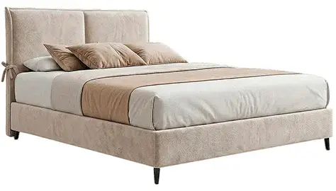 Cama con canapé tapizada Aquiles