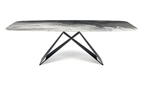 Mesa de comedor crystalart Premier Cattelan