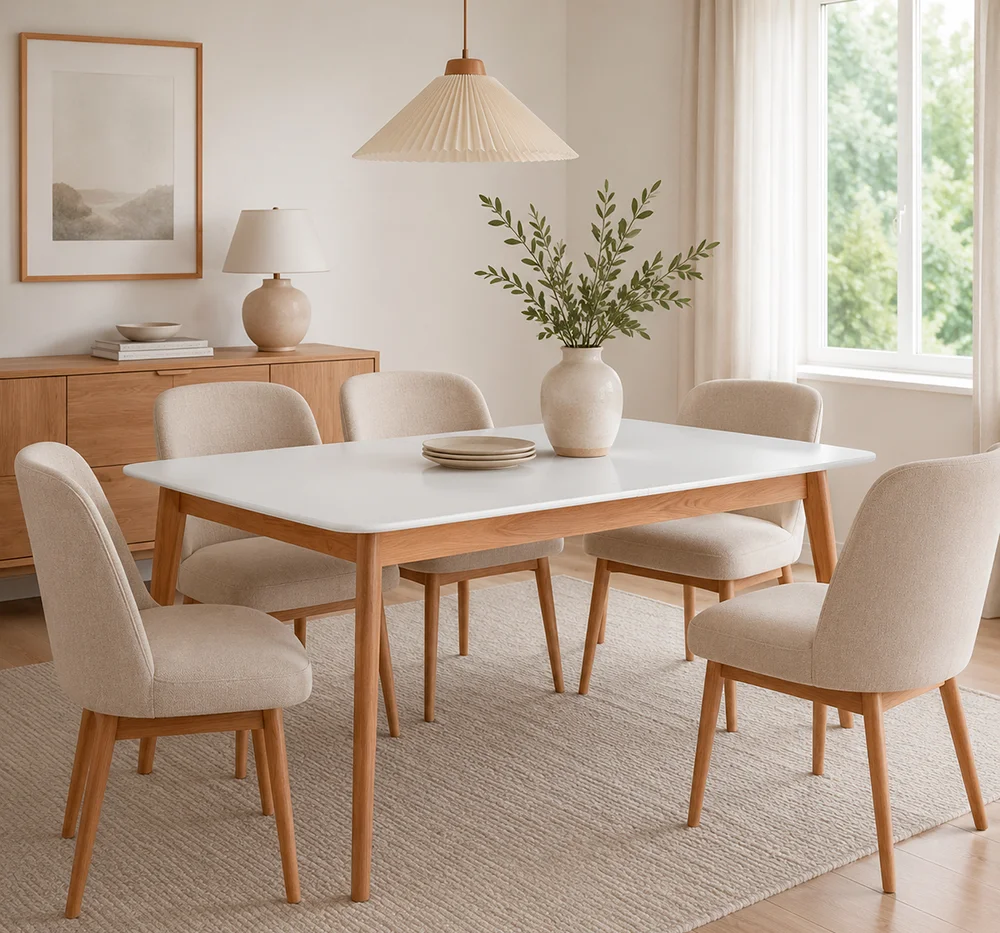 Mesa de comedor nórdica Abbie