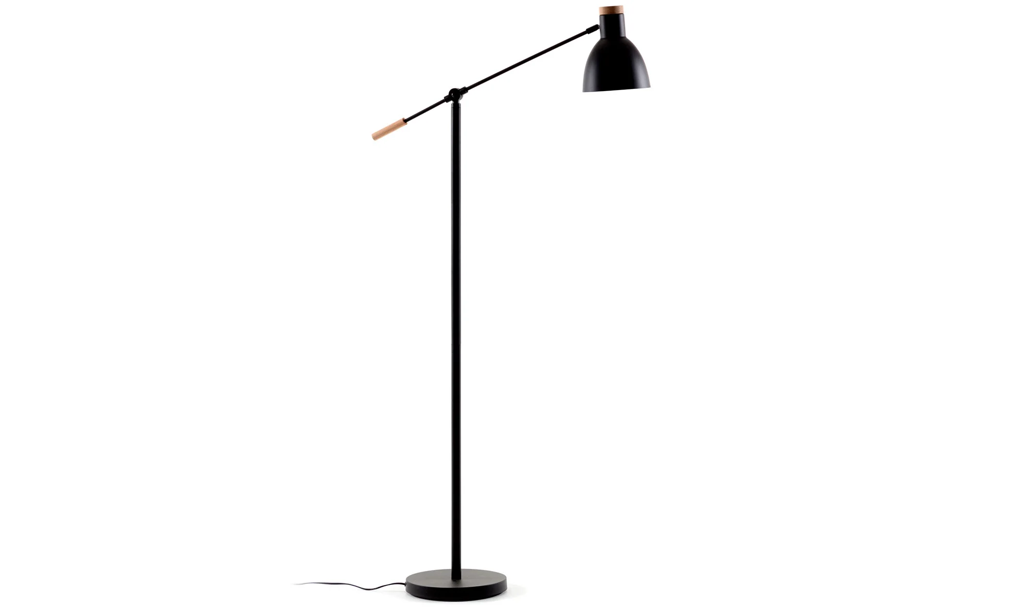 SCARLETT Lampara De Pie Metalica Negro R01