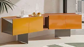 Aparador curvo de diseño Toscana Firenze by Punt