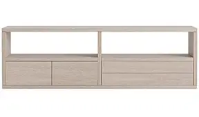 Mueble tv 2 puertas 2 cajones nórdico Sendai