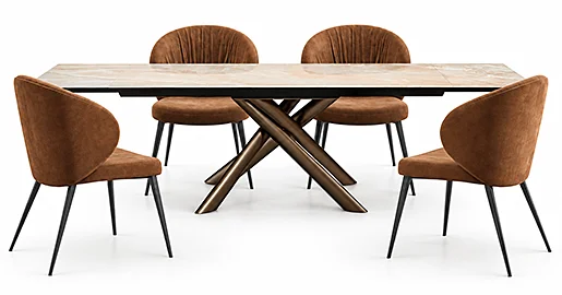 Mesa de comedor porcelánico extensible Style Tonin Casa