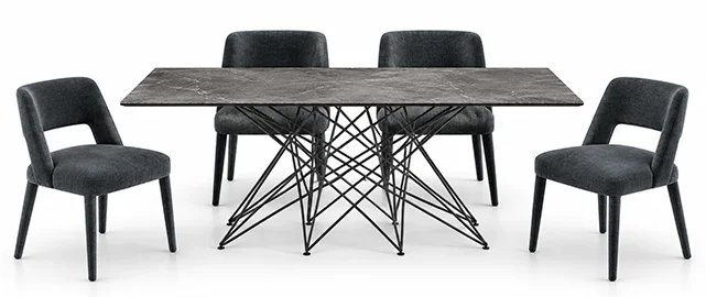 Mesa de comedor extensible cerámica Octa Bonaldo Mesa de comedor extensible cerámica Octa Bonaldo