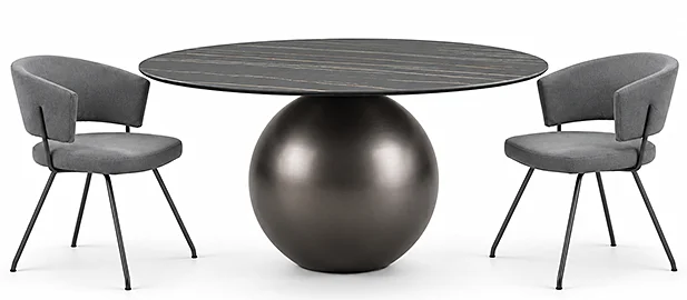 Mesa de comedor redonda cerámica Circus Bonaldo