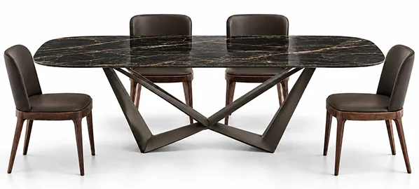 Mesa de comedor keramik portoro Skorpio Cattelan Mesa de comedor keramik portoro Skorpio Cattelan