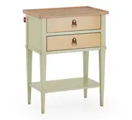 Mesa auxiliar 2 cajones vintage Bolton