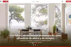 ¡Los kilims son tendencia! Enamórate de estas alfombras de ahora y de siempre