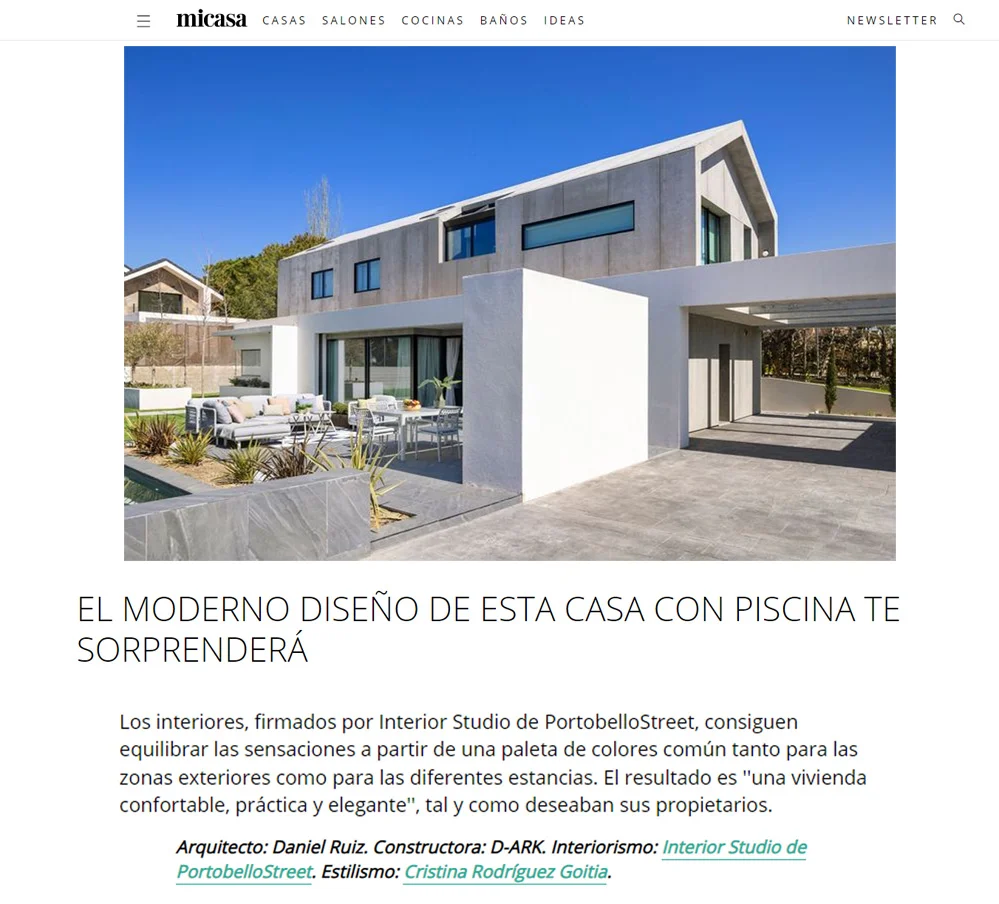 EL MODERNO DISEÑO DE ESTA CASA CON PISCINA TE SORPRENDERÁ