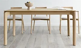 Mesa de comedor extensible nórdica Jovik