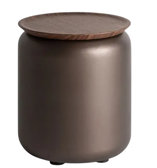 Mesa auxiliar redonda Bugdorf