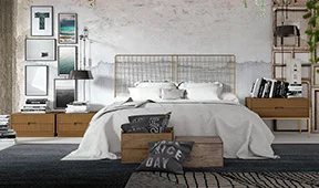Dormitorio industrial Loft Natur II Dormitorio industrial Loft Natur II