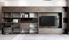 Librería modular con puerta abatible Julir Librería modular con puerta abatible Julir