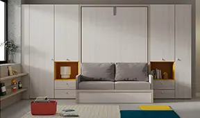 Cama abatible convertible en sofá Perdis