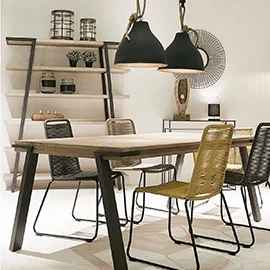 La mesa, mejor de madera