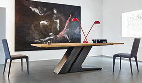 Mesa de comedor roble natural TL Bonaldo