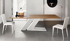 Mesa de comedor roble macizo natural TL Bonaldo