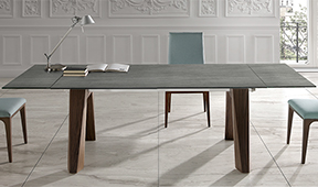 Mesa de comedor extensible porcelnico Ot