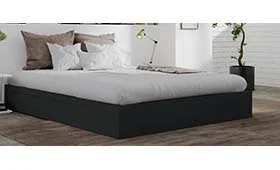 Cama 4 cajones 150x190 nórdica Finlandjap  Antacita Con defectos