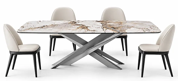 Mesa de comedor keramik Lancer Cattelan