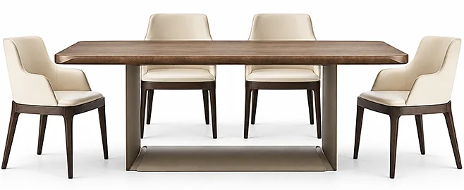 Mesa de comedor Dragon Keramik Premium Cattelan