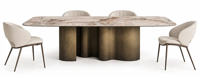 Mesa de comedor keramik Papel by Cattelan Italia