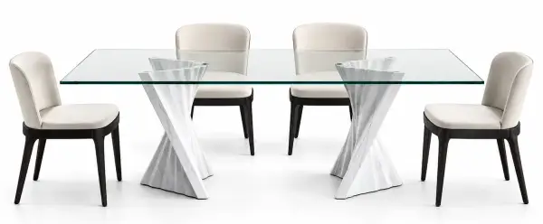 Mesa de comedor moderna Plisset