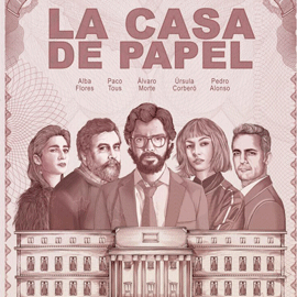 La decoración clásica de La casa de papel