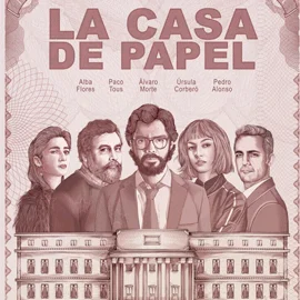 La decoración clásica de La casa de papel