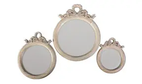 Set 3 espejos vintage Artisan