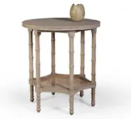 Mesa auxiliar redonda montady vintage Artisan