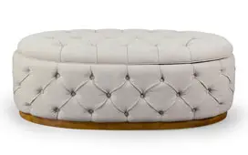 Mesa de centro baúl crussol vintage Artisan tufted