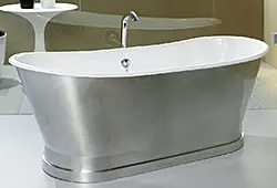 Bañera de aluminio con faldón Berlín