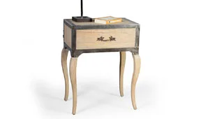 Mesita de noche 1 cajón beynac vintage Artisan Mesita de noche 1 cajón beynac vintage Artisan