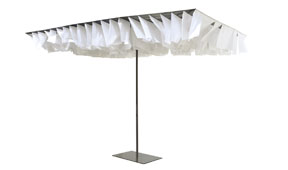 Parasol blanco Breezer