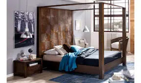 Cama con dosel vintage Neus