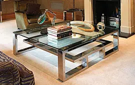 Mesa de centro acero Steel