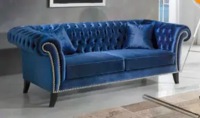 Sofá azul marino moderno Kerulen