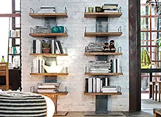 Librería vintage infinity