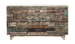 Aparador Shanti Surprise Puzzle 2 puertas y 3 cajones